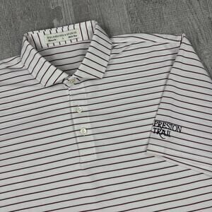 NWOT Holderness Bourne x Preston Trail Golf Club TX Polo Sz L Performance Preppy